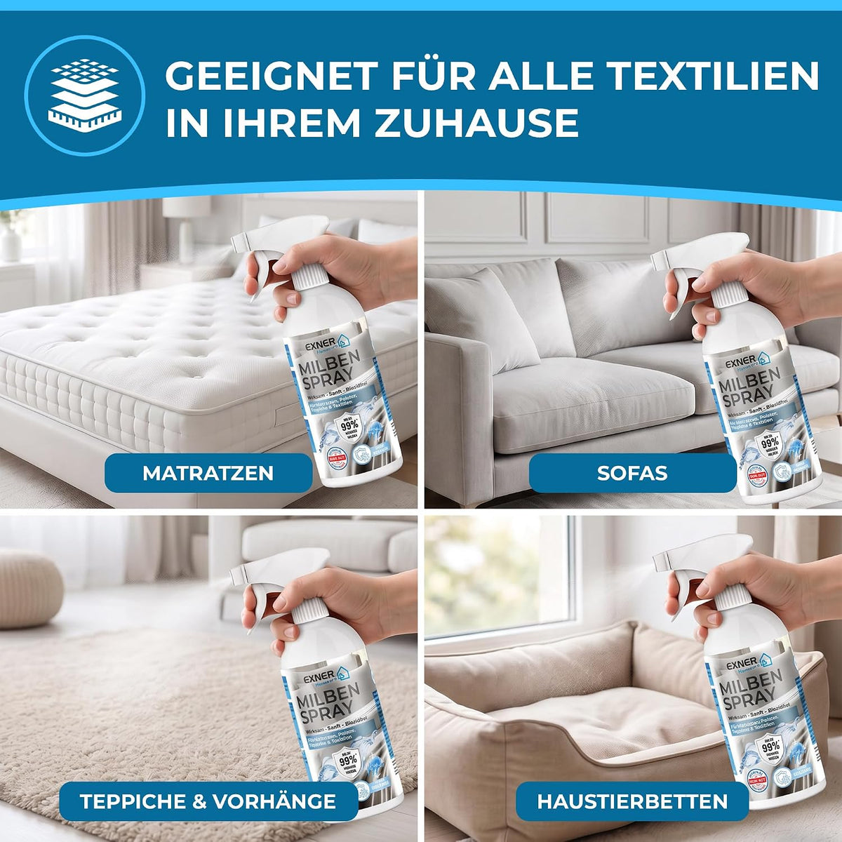 Exner Homecare Milbenspray 500 ml