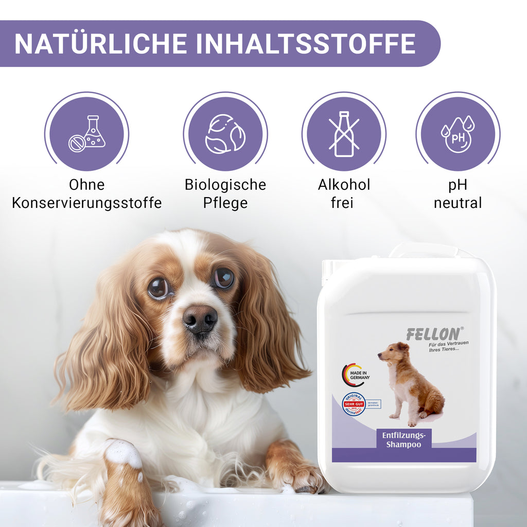 Fellon Entfilzungs-Shampoo für Hunde 10 Liter