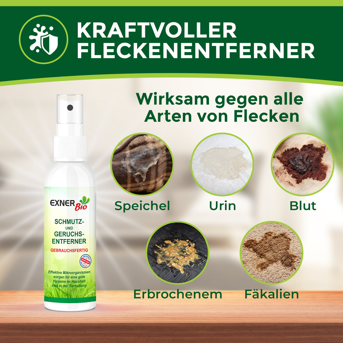 Exner Bio Schmutz- & Geruchsentferner Fertiglösung 100 ml