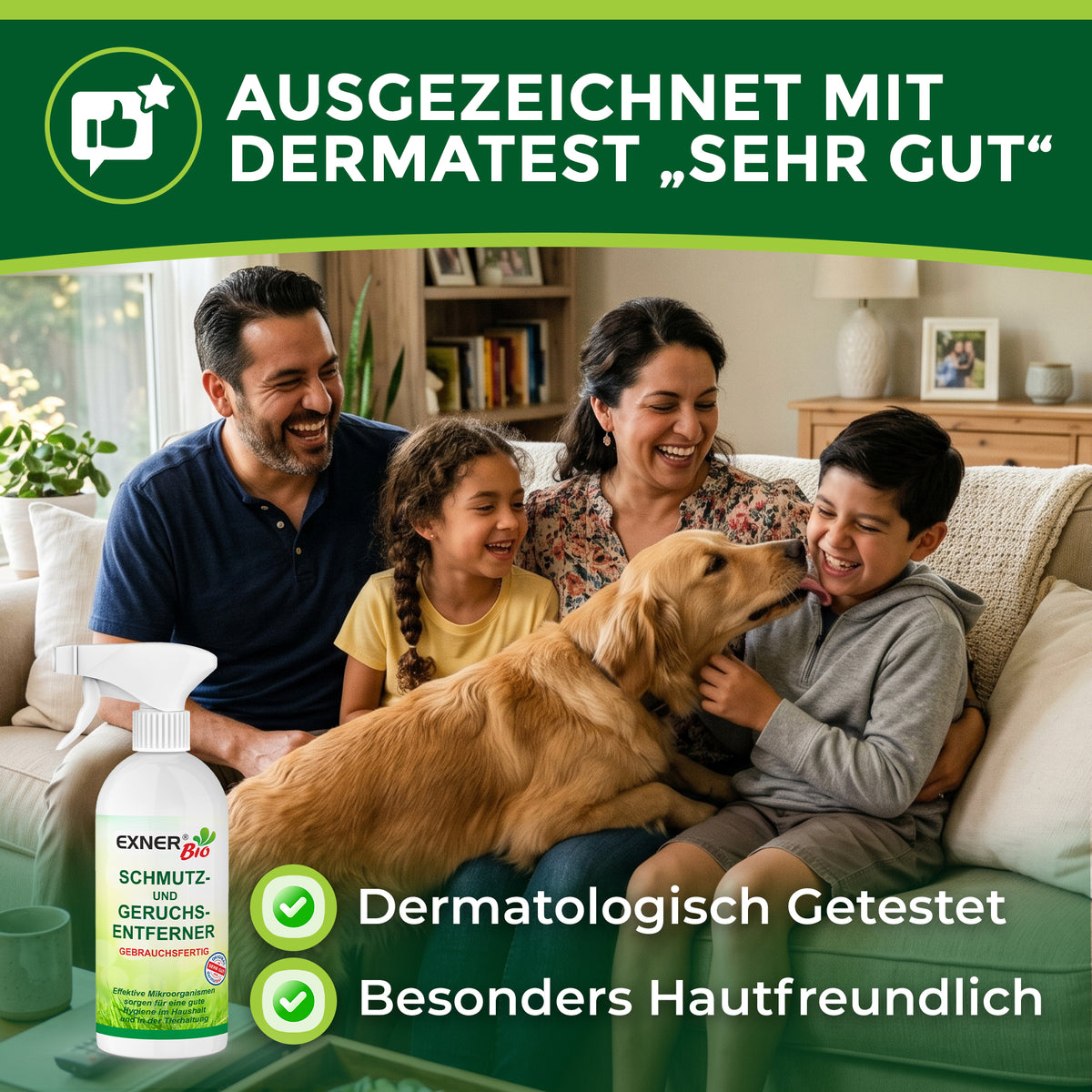 Exner Bio Schmutz- & Geruchsentferner Fertiglösung 500 ml