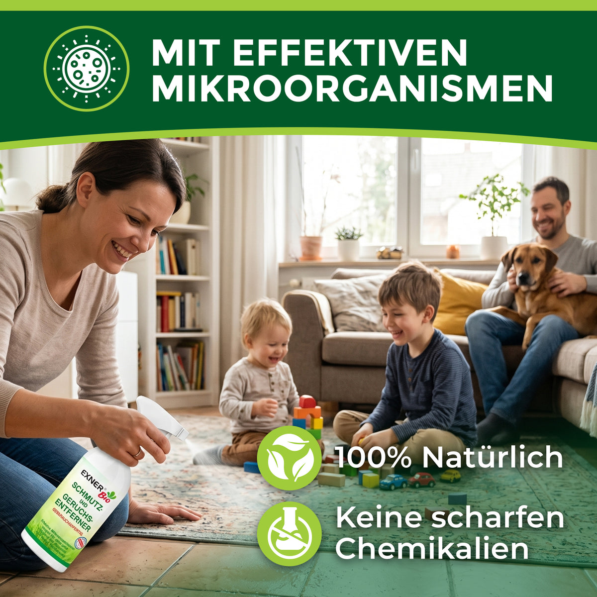 Exner Bio Schmutz- & Geruchsentferner Fertiglösung 500 ml