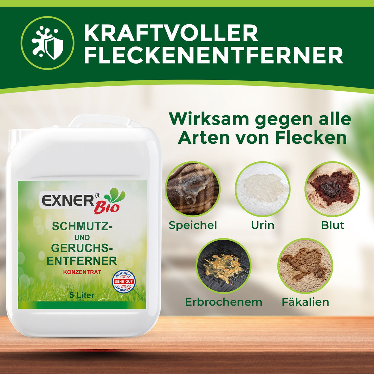 Exner Bio Schmutz- & Geruchsentferner Konzentrat 5 Liter