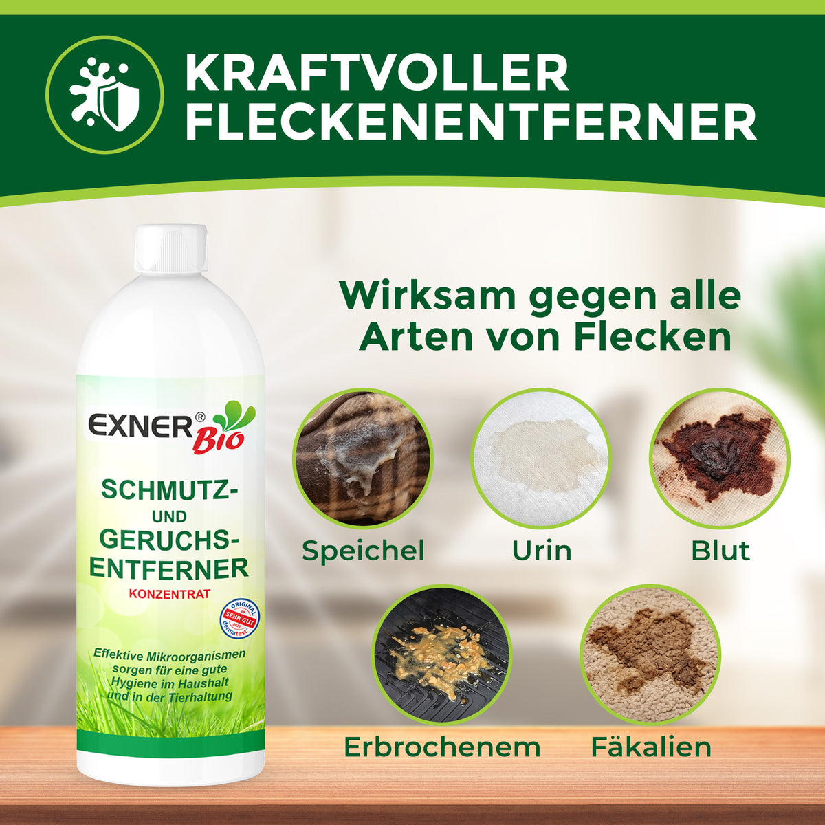 Exner Bio Schmutz- & Geruchsentferner Konzentrat 1 Liter