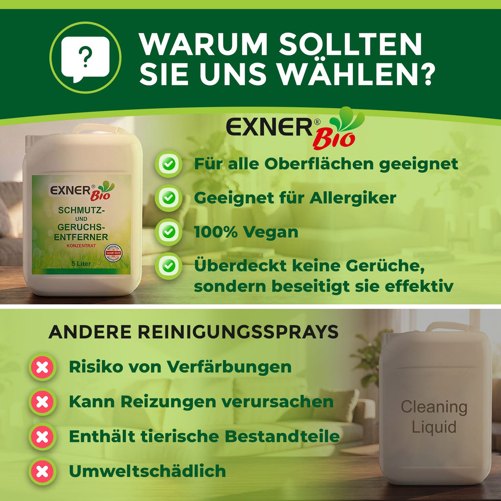 Exner Bio Schmutz- & Geruchsentferner Konzentrat 5 Liter
