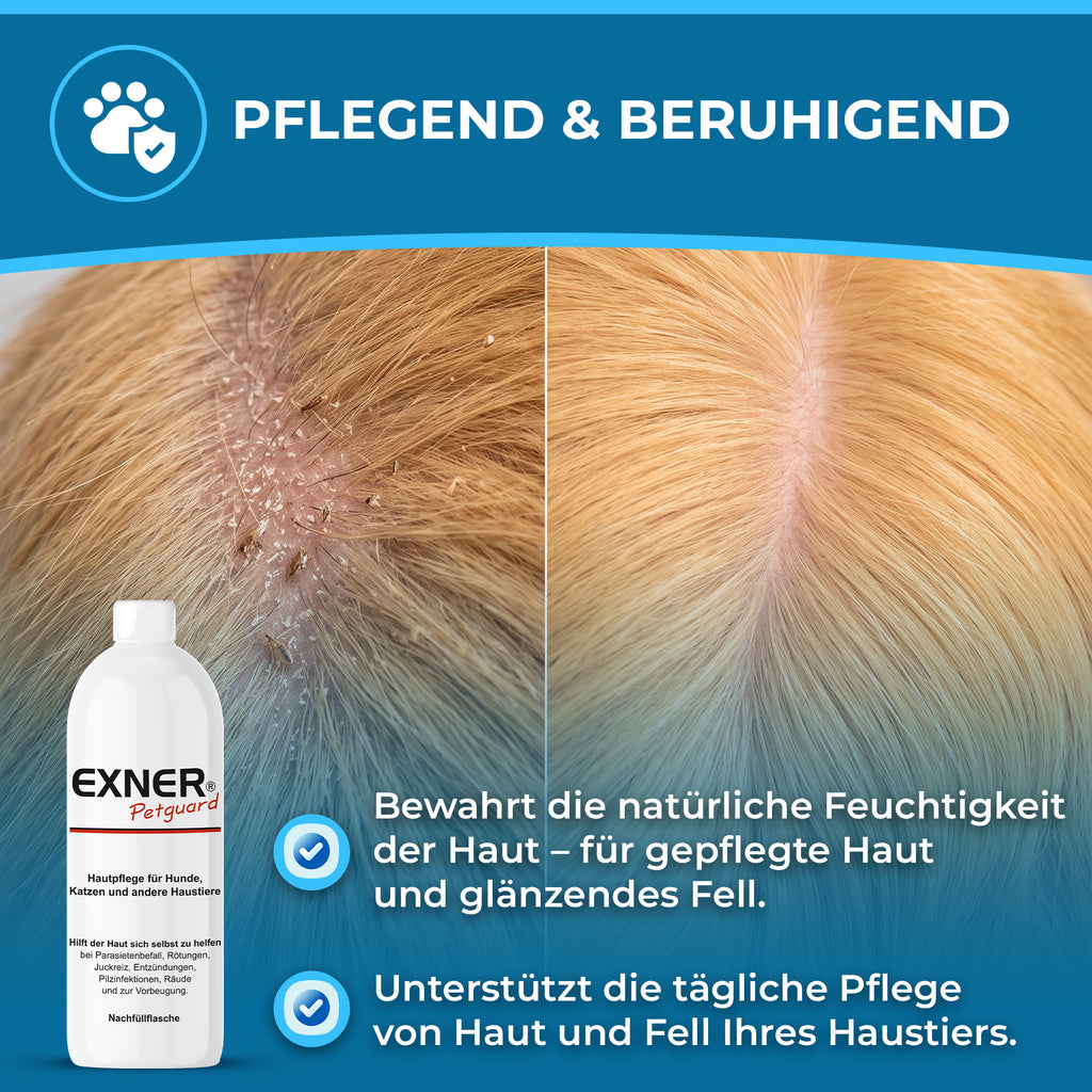 Exner Petguard Hautpflegespray 1 Liter Nachfüllflasche