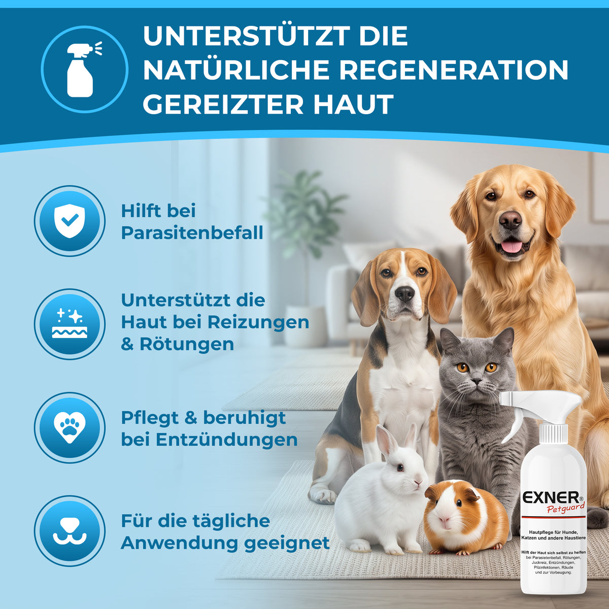 Exner Petguard Hautpflegespray 500 ml