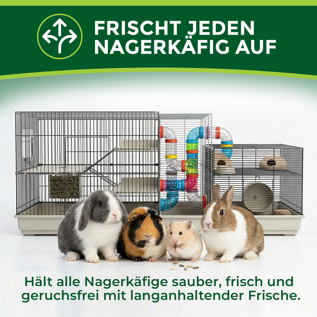 Exner Bio Schmutz- & Geruchsentferner für Nagerkäfige 500 ml