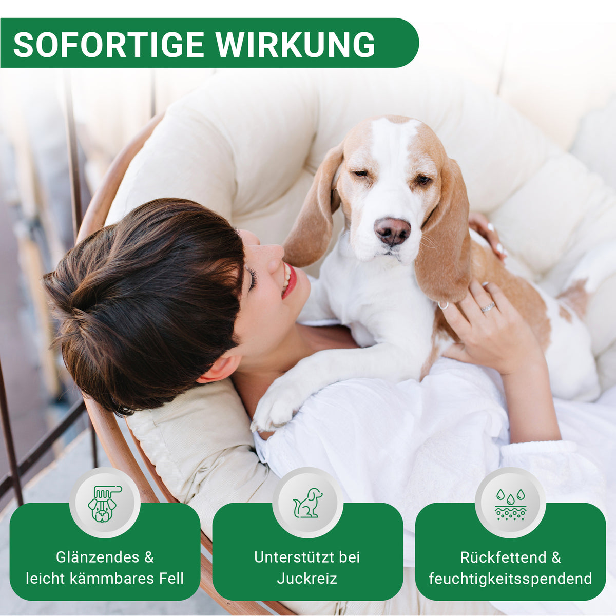 Fellon Kräuter Shampoo für Hunde 1 Liter – Bild 4