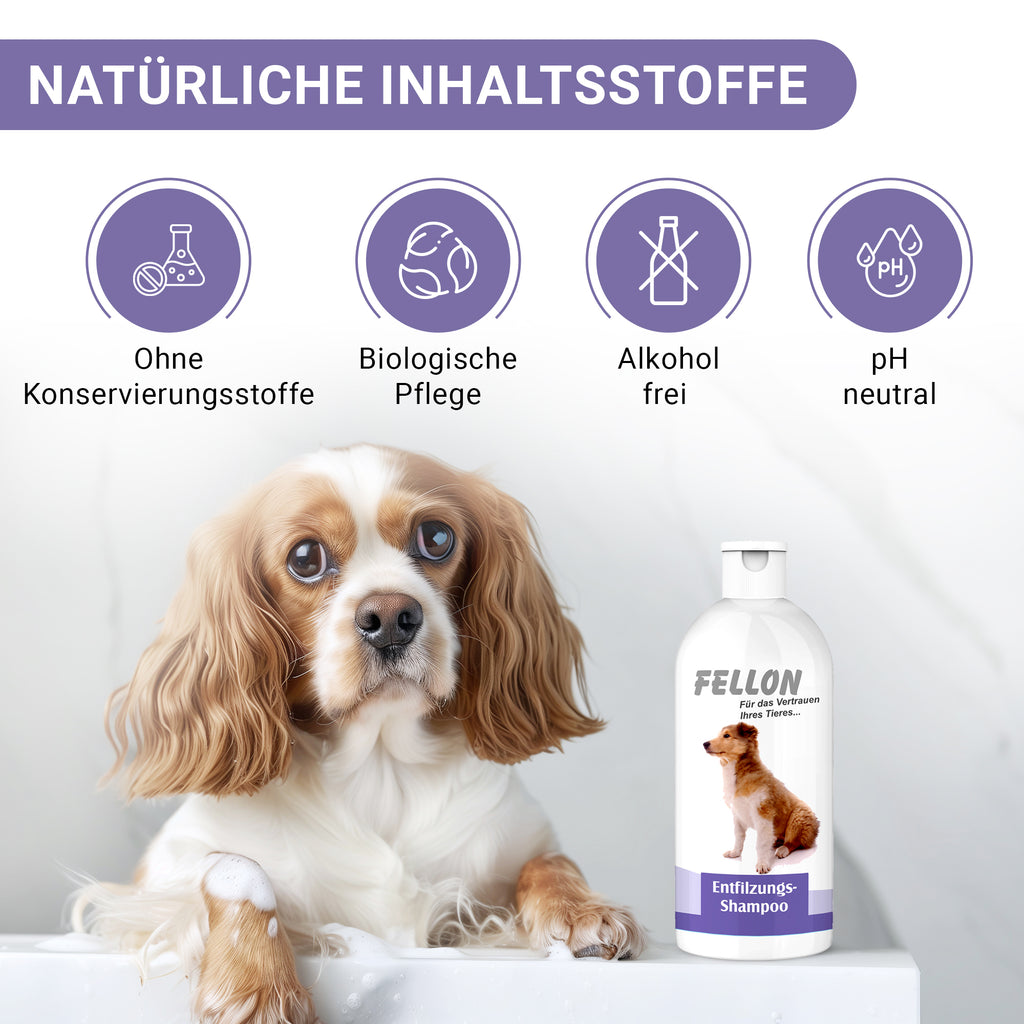 Fellon Entfilzungs-Shampoo für Hunde 10 Liter – Bild 6