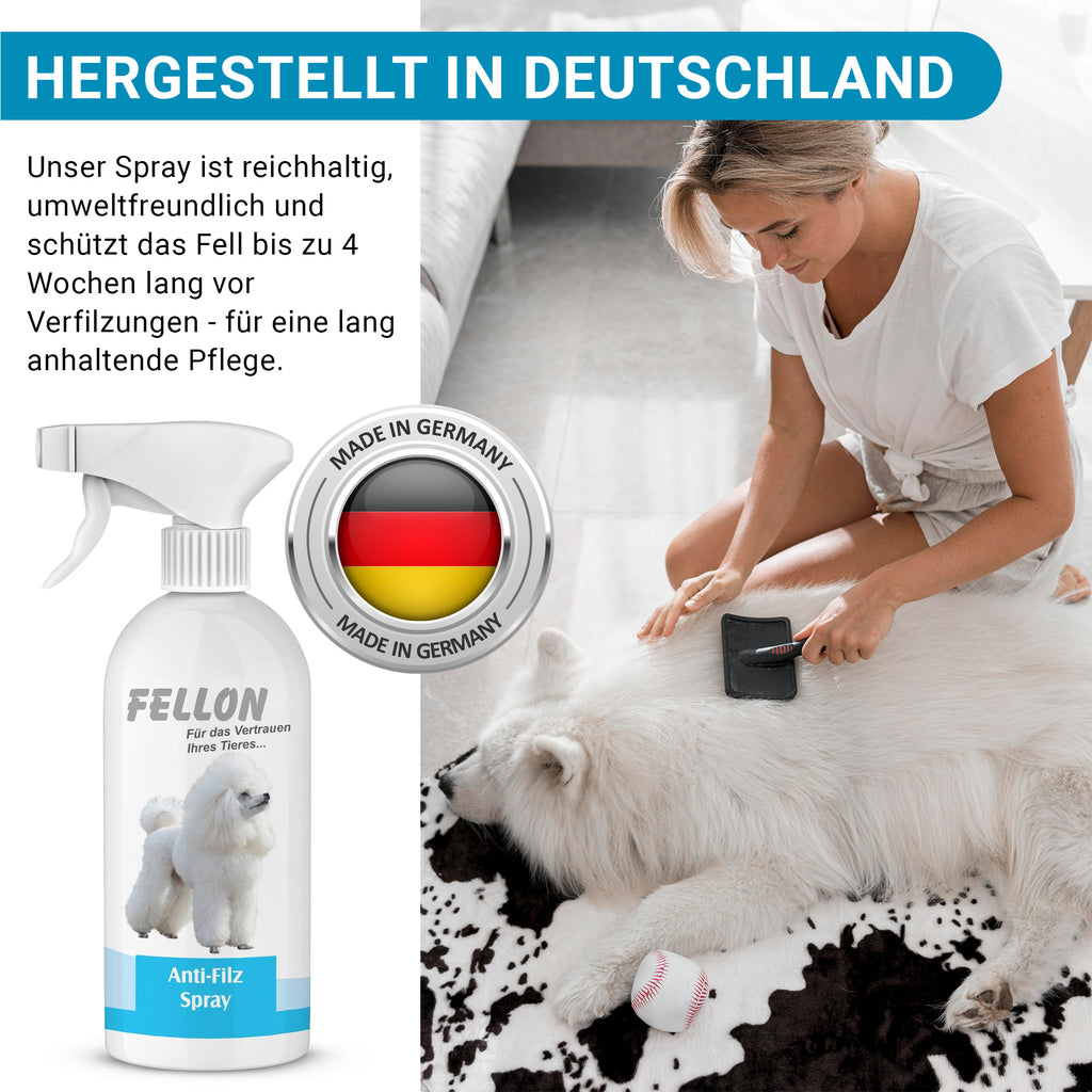 Fellon Anti-Filz Spray für Hunde 500 ml – Bild 8